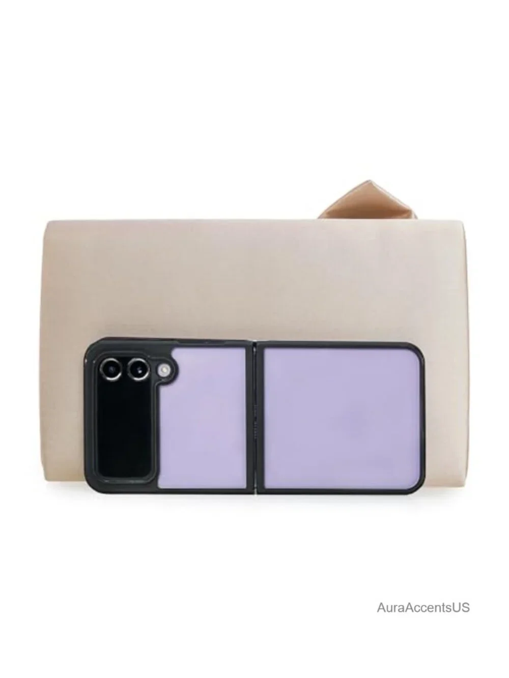 Satin Bow Evening Clutch with Removable Chain Strap